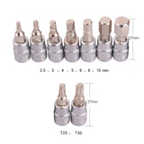 1/4" DR 1-25Nm Torque Wrench Mini Adjustable Bike Torque Wrench Set Bicycle Fixing Tools Kit Ratchet Mechanical Torque Spanner