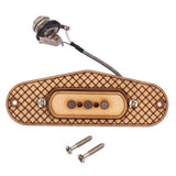 Tooyful Humbucker Pickup Set Output Input Socket for 3-String Cigar Box Guitar Replacement