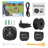 Pet Electronic Dog fence System Vibration Shock sound Rechargeable IP67 for small large dogs training collars dog accessories