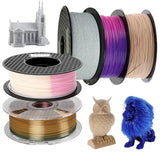 1.75mm 3D Printer Filament PLA Series Special Effect 1Kg 500g 250g with Spool Plastic Filaments Wood / Shinning / Rainbow PLA