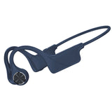Bone Conduction Headphones Wireless BT 5.0 Earphone Outdoor Sports Red Headset Waterproof Sweat Proof with Earbuds Hands-free