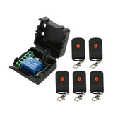 Smart Home 433Mhz DC 12V 1CH Wireless Remote Switch Relay Receiver Transmitter Remote Control Switch Module and RF Transmitter