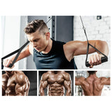 DIY 3Meter LAT Pulley Cable Machine Cable Pulley System Home Gym Fitness Weight Lifting Household Triceps Trainer Set