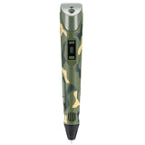Digital Display Intelligent 3D Printing Pen High Temperature 3D Graffiti Painting Pens With Led Display Educational Toys Gift