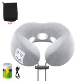 USB Rechargeable Massage Pillow with Heat U Shaped Neck and Body Massage Massagem  Shoulder Cervical Massager Home Car Relax