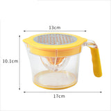 Lemon Juicer Manual Juicer, Fruit Juicer With Built-In Measuring Cup, Non-Slip Silicone Handle
