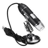 Adjustable 1600X 2MP 1080P 8 LED Digital Microscope Type-C/Micro USB Magnifier Electronic Stereo USB Endoscope For Phone PC