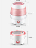 220V Mini Foldable Clothes Washing Machine Semi-automatic Electric Underwear Clothes Foldable Mini Clothes Washer