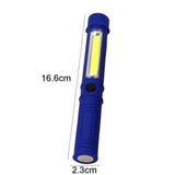 COB Pen Light Mini Inspection Work Light LED Cilp Flashlight Torch Lamp with Magnet for Outdoor Camping Maintenance