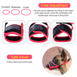 Dog Muzzle Nylon Anti-Bite Barking for Small Large Dogs chihuahua husky pit bull Breathable Adjustable Muzzles dog supplies
