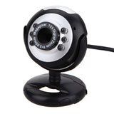 6LED Webcam Web Camera 0.3 MP USB Webcams Web Camera With Microphone Web Cameras For Computer Laptop Notebook Desktop PC
