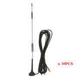 10PCS 700-2700MHz 12dBi 2G 3G 4G LTE Magnetic Antenna TS9 CRC9 SMA Male Connector GSM external router antenna 3M 5M
