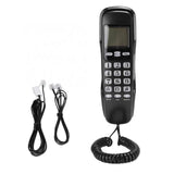 Caller ID Telephone Home Landline Phone Desktop Corded Fixed Phones Wall Mountable Telephone for Home Office Hotel mini phone