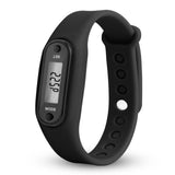 1PCs Sport Smart Wrist Watch Bracelet Display Fitness Gauge Step Tracker Digital LCD Pedometer Run Step Walking Calorie Counter