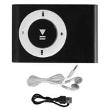 Portable Digital MP3 Music Media Player Mini Back-Clip MP3 Player with Earphone and USB Cable for Outdoor Sports Mini MP3 Player