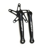 Litepro Folding Bike Crankset CNC For Brompton Ultralight 130BCD 170mm 14 16 Inch Bicycle Crankset Square Hole BMX Parts