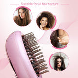 Electric Ionic Hair Straightener Comb Magic Hairbrush Anti-static Massage Hair Brush No more Frizz Straight Hair Styling Set