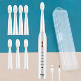 Ultrasonic Sonic Electric Toothbrush Rechargeable Tooth Brushes Washable Electronic Whitening Teeth Brush Adult Timer Brush