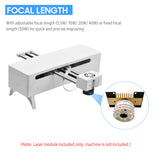 450nm 40W Laser Module Adjustable Focal Length Laser Engraving Head Laser Engraver Cutter Accessory Carver Printer Laser Module