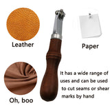 Leathercraft Spacer Tool Spacer Embossing System Set Sewing Stitch Spacer Stitching Wheel Marker Tool for DIY Leather Arts&amp;Work