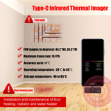 USB Type-C Interface Infrared Thermal Imager for Android Multifunction Meter Mobilephone Handheld Temperature Detection Device