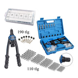 110pcs Labor-saving Hand Riveter Kits Fine Quality Simple Operation Manual Rivet Machine Professional Riveting Tools Set