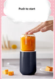 220V Portable Mini Electric Juicer Multifunctional Household Fruit Juice Blender Food Mixer Baby Food Maker Juicer With 2 Cups