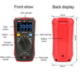 UNI-T Auto Range Mini Digital Multimeter Temperature Tester UT123 Data Hold AC DC Voltmeter Pocket Voltage Ampere Ohm Meter