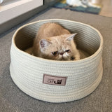 Hand Braided Rope Cat Nest Four Seasons General Cat Scratching Board Woven Cool Dog Bed House Grinder Claw Sofa Pet Product