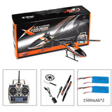 Parkten WLtoys V950 2.4G 6CH 3D/6G System switched freely High efficiency Brushless Motor RTF RC Helicopter Stronger Wind Resist
