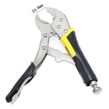 10“Inch Pincers Locking Forceps Adjustable Tightening Clamp Vice Grips Vigorous Pliers With Elastic Rubber Handle Tools