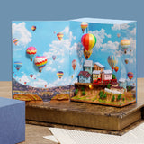Doll House DIY Casa Miniature Creativity Book Doll House Model Wooden Furniture Decoration DollHouse Toys for Children Gift N001