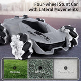 RC LED Remote Control Car Rechargeable Car Remote Control Roll Car Kids Robot RC Cars Toys