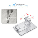 Durable Plumbing Flexible Shower Tube Stainless Steel Bathroom Pipe 90 Degree Adjustable Wall Mounted Shower Head Holder