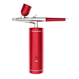 Facial Airbrush Compressor Kit Air-Brush Spray Gun Oxygen Injector For Nail Art Paint Craft Cake Nano Mist Sprayer Make Up Tool