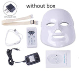 Led Facial Mask 7 colors Facial Rejuvenating Infared Light Therapy Phototherapy Mask Spot Acne Removal Face Skin Care Tool