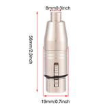 XLR 3-Pin Female To RCA Female Microphone Connector 2pcs 3-Pin XLR Female Jack To RCA Female Audio Microphone Connectors Adapter