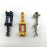 18 Roller Bridge Pull String Code Electric Guitar Saddle for Stratocaster Telecaster Electric Guitar Accessories Silver