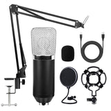 BM700 Condenser Microphone USB Professional Streaming Studio Microphone kit for Live Conference Home Gaming YouTube Podcasting
