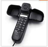 Mini Wall LCD Display Landline Telephone Corded Phone Landline telephones For Home Hotel Small Extension fixed Telephone caller