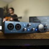 PreSonus AudioBox ITWO professional USB external audio interface with high-performance mic preamplifier for producers on the go