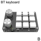 Bluetooth USB Custom 9 Keys 12 Keys Keyboard Volume Knob Programming Macro Gaming Photoshop Keypad Mechanical Keyboard