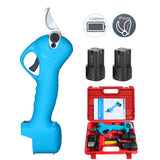 Cordless Electric Pruning Shears with 2 Pack Backup Rechargeable 2Ah Lithium Battery Powered Tree Branch Pruner Garden Clippers