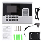 Fingerprint Password Attendance Machine Access Control Time Clock Recorder Employee Checking-in Recorder U Disk Download Data