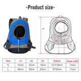 Pet Dog Doudble Should Bag Carrying Bag Carrier Backpack Puppy Mesh Portable Travel Backpack Pouch For Small Cats and Dogs