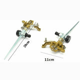 AT69 -2Pcs Metal Pulsating Sprinkler Watering Sprinklers for Lawn Garden Golf Grass Impulse Spike Hose 360 Degree Garden Tools