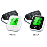 Upper Arm Sphygmomanometer LCD Display Tri-color Lighting Electronic Automatic Tonometer Data Storage Blood Pressure Monitor