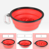 350/1000ml Large outdoor dog Silicone Folding Bowl Portable Water Bowl For Dogs Puppy Food Collapsible Pet Feeder Dish Bowl toy
