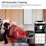 WiFi Tuya Smart Home Shaking Head Machine Motion Detection Night Vision Function 1080P Wireless Security Camera with Smart Life