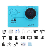 Ultra HD 4K / 30fps Original H9 / H9R Action Camera WiFi 2.0" 170D Underwater Waterproof Cam Helmet Vedio Sport pro outdoor Cam